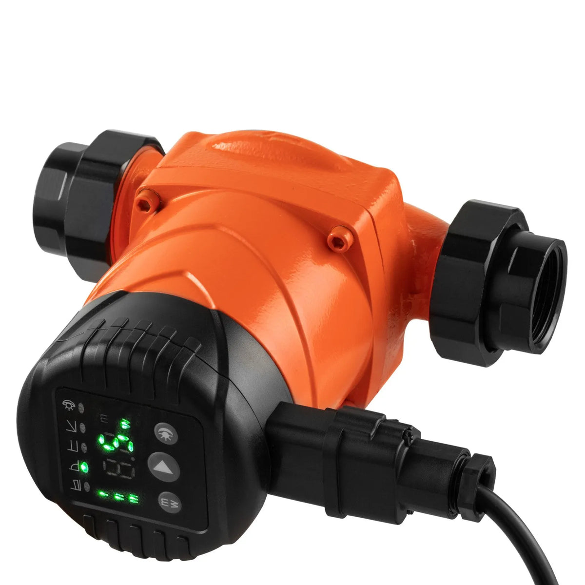 VEVOR LPS25-4BP/130 High-Efficiency Circulation Pump, 42 l/min, Max Head 4 m, Cast Iron Hot Water Recirculation Pump with Threaded Connection and Check Valve, Quiet Operation for Home Heating Systems