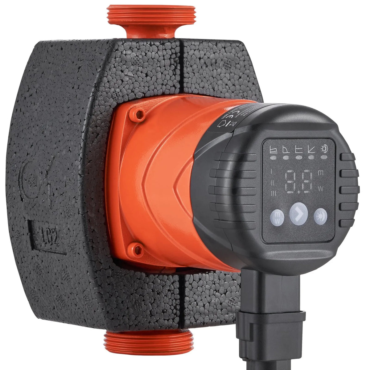 VEVOR LPS25-4BP-180 high-efficiency hot water recirculation pump, 220 V, 22 W, flow up to 50 l/min, EMC automatic circulation pump with threaded NPT connection 38 mm (1½″), for water heater systems