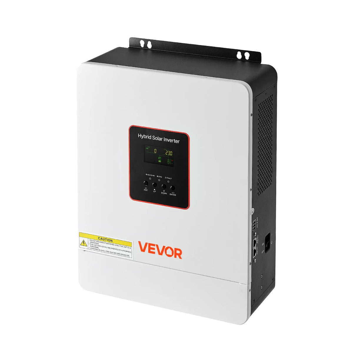 VEVOR Hibrīda invertors 4000W — 24V, MPPT 120A, WiFi