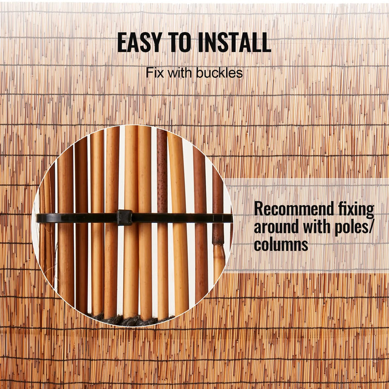 Niedru žogs pagalma labiekārtošanai un privātumam 5,0 × 1,7 m