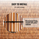 Niedru žogs pagalma labiekārtošanai un privātumam 5,0 × 1,7 m