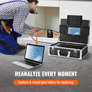 VEVOR kanalizācijas cauruļu inspekcijas kamera, 17,8 cm ekrāns, 1000TVL kamera, 20 m kabelis