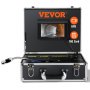 Канализация VEVOR для проверки камеры, экраны 17,8 см, камера 1000TVL, кабели длиной 30 м, с функциями DVR, камера IP68 с 12 регулируемыми светодиодами, канализация SD-карты на 16 ГБ, лучшая вентиляция в сантехнике