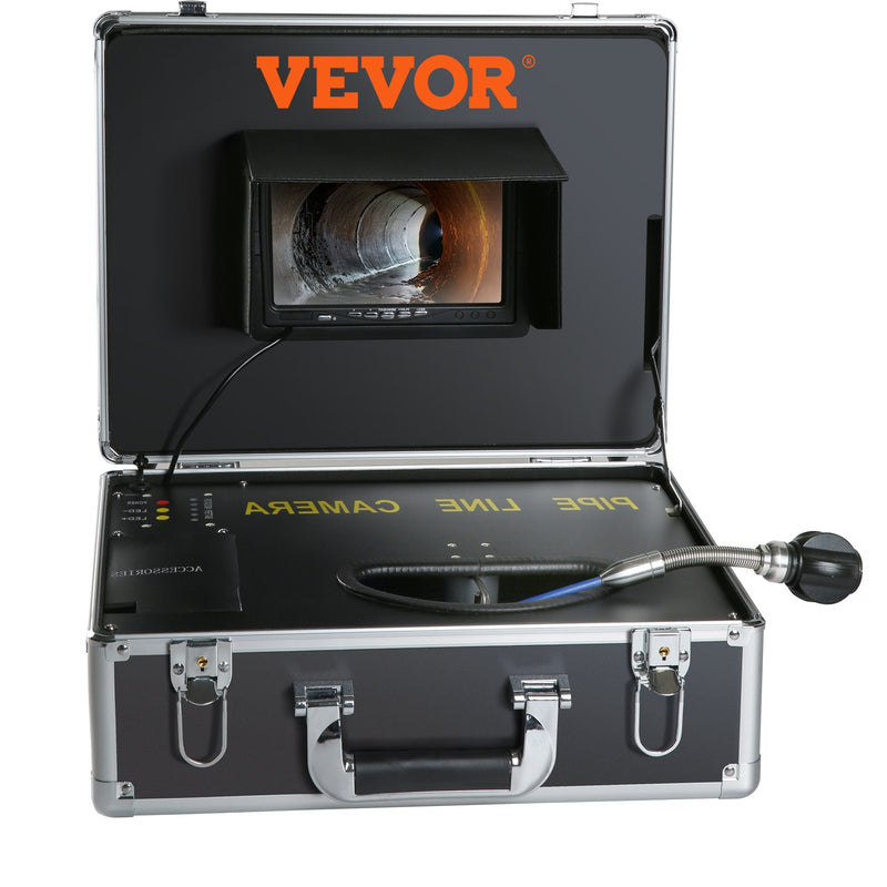 VEVOR Sewer Camera Pipe Inspection Camera | 165 pēdu drenāžas kamera ar 7 collu ekrānu