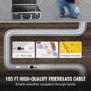 VEVOR kanalizācijas kamera, 50 m, notekūdeņu kamera ar 17,78 cm ekrānu