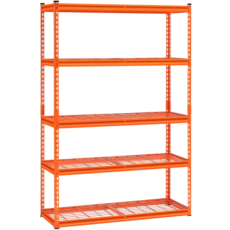 Uzglabāšanas plaukts, 5 līmeņu, 457.2 x 1219.2 x 1828.8 mm, metāla