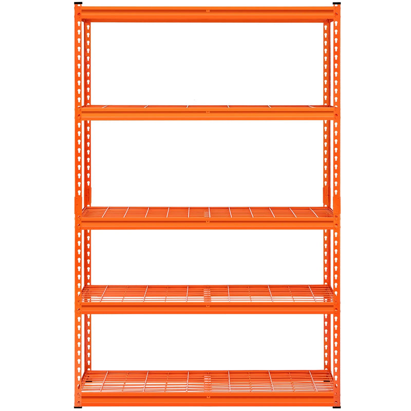 Uzglabāšanas plaukts, 5 līmeņu, 457.2 x 1219.2 x 1828.8 mm, metāla