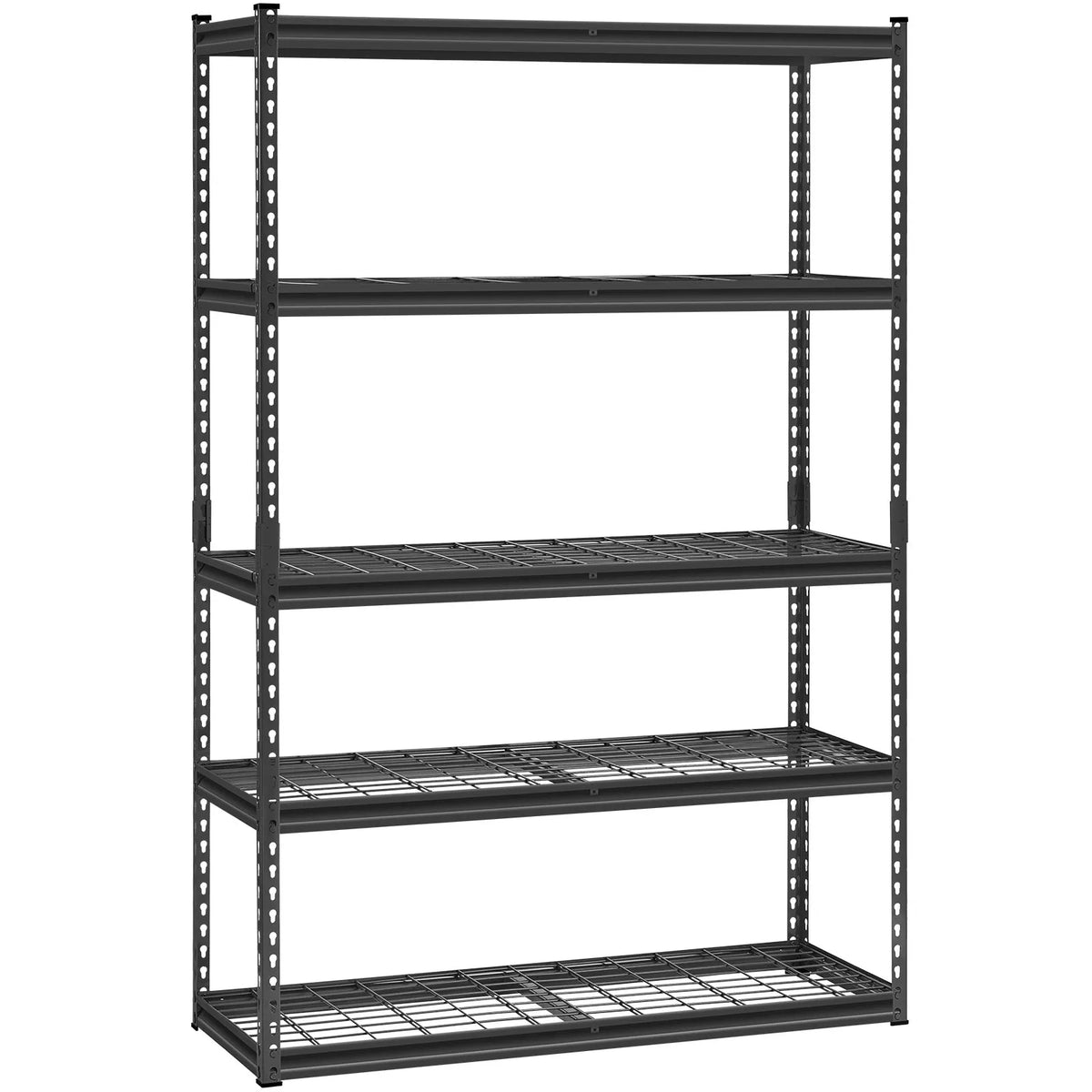 Uzglabāšanas plaukts, 5 līmeņu, 457,2 x 1219,2 x 1828,8 mm, metāla