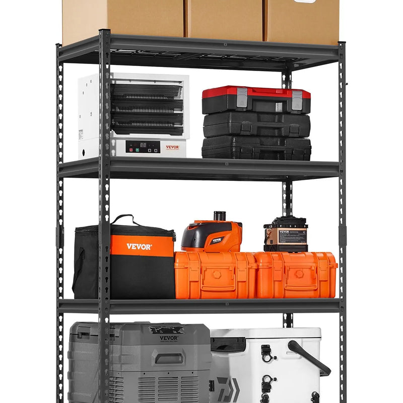 Uzglabāšanas plaukts, 4 līmeņu, 508 × 1016 × 1524 mm, metāla