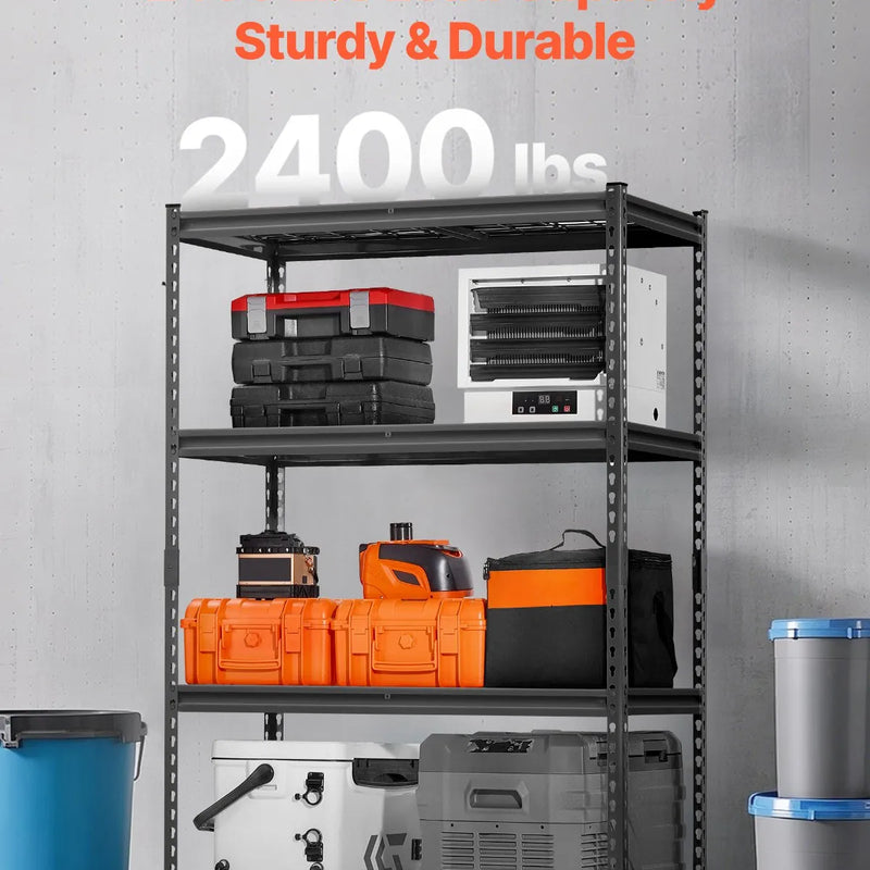 Uzglabāšanas plaukts, 4 līmeņu, 508 × 1016 × 1524 mm, metāla