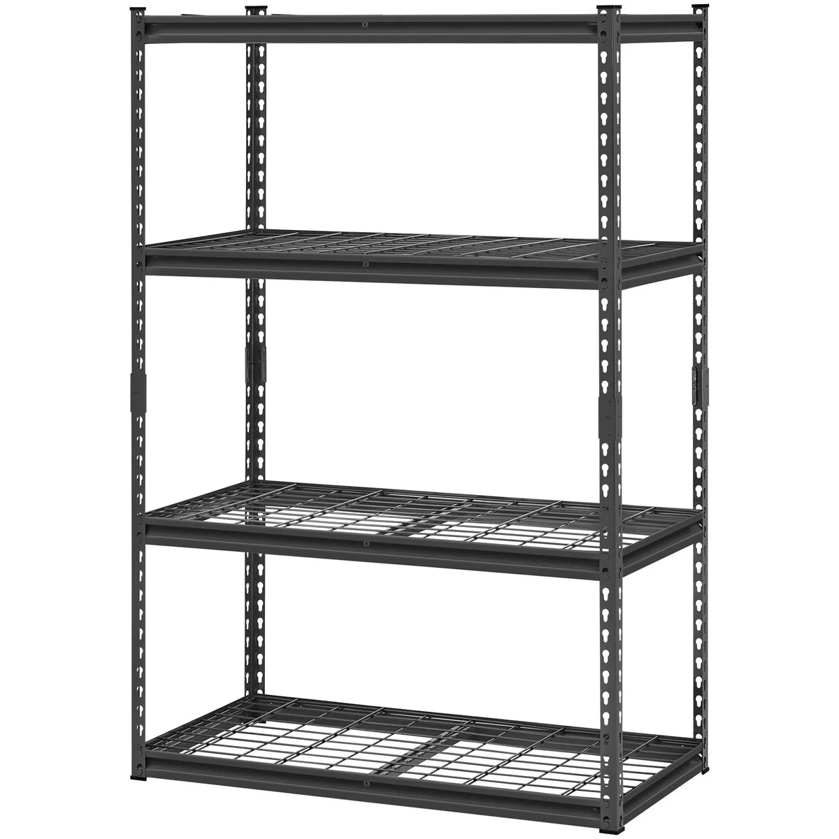 Storage shelf, 4-tier, 508 × 1016 × 1524 mm, metal