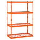 Uzglabāšanas plaukts, 4 līmeņu, 50,8 × 101,6× 152,4 cm, metāla