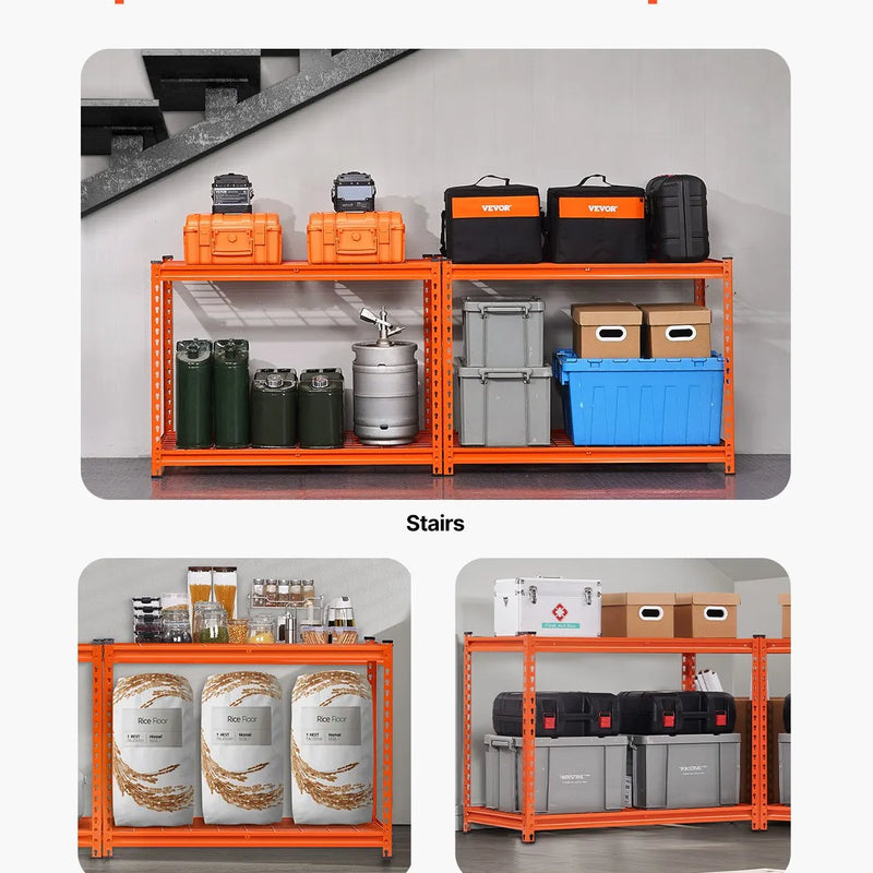 Uzglabāšanas plaukts, 4 līmeņu, 50,8 × 101,6× 152,4 cm, metāla