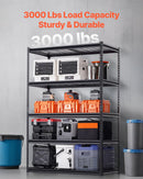 Uzglabāšanas plaukts, 5 līmeņu regulējama smagas slodzes plauktu sistēma, 1360 kg