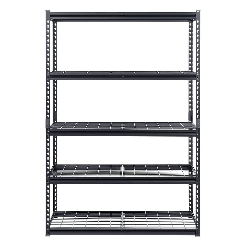 Uzglabāšanas plaukts, 5 līmeņu regulējama smagas slodzes plauktu sistēma, 1360 kg