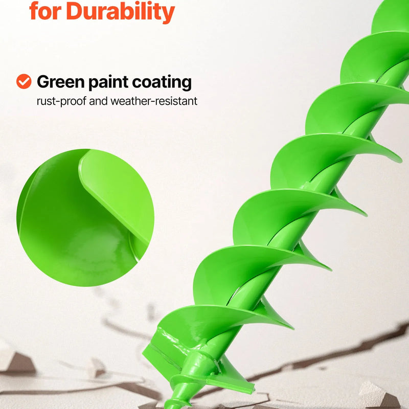 Zemes urbšanas un stādīšanas spirālurbis 12 x 79 cm