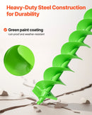 Zemes urbšanas un stādīšanas spirālurbis 12 x 79 cm