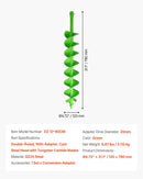 Zemes urbšanas un stādīšanas spirālurbis 12 x 79 cm