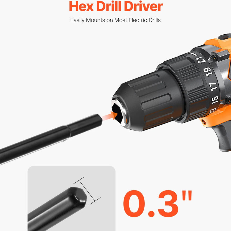 Zemes urbšanas un stādīšanas spirālurbis 40 × 220 mm