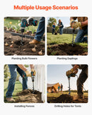 Zemes urbšanas un stādīšanas spirālurbis 40 × 220 mm