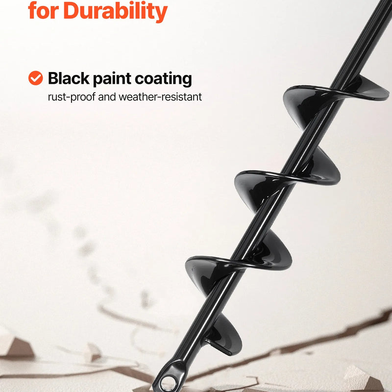 Zemes urbšanas un stādīšanas spirālurbis 40 × 420 mm