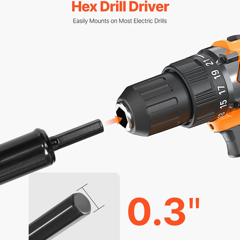Zemes urbšanas un stādīšanas spirālurbis 80 × 290 mm