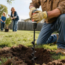 Zemes urbšanas un stādīšanas spirālurbis 80 × 600 mm