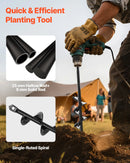 2 габ. урбья узгали 300 мм или 220 мм zemes spirālveida bedrīšu rakšanai