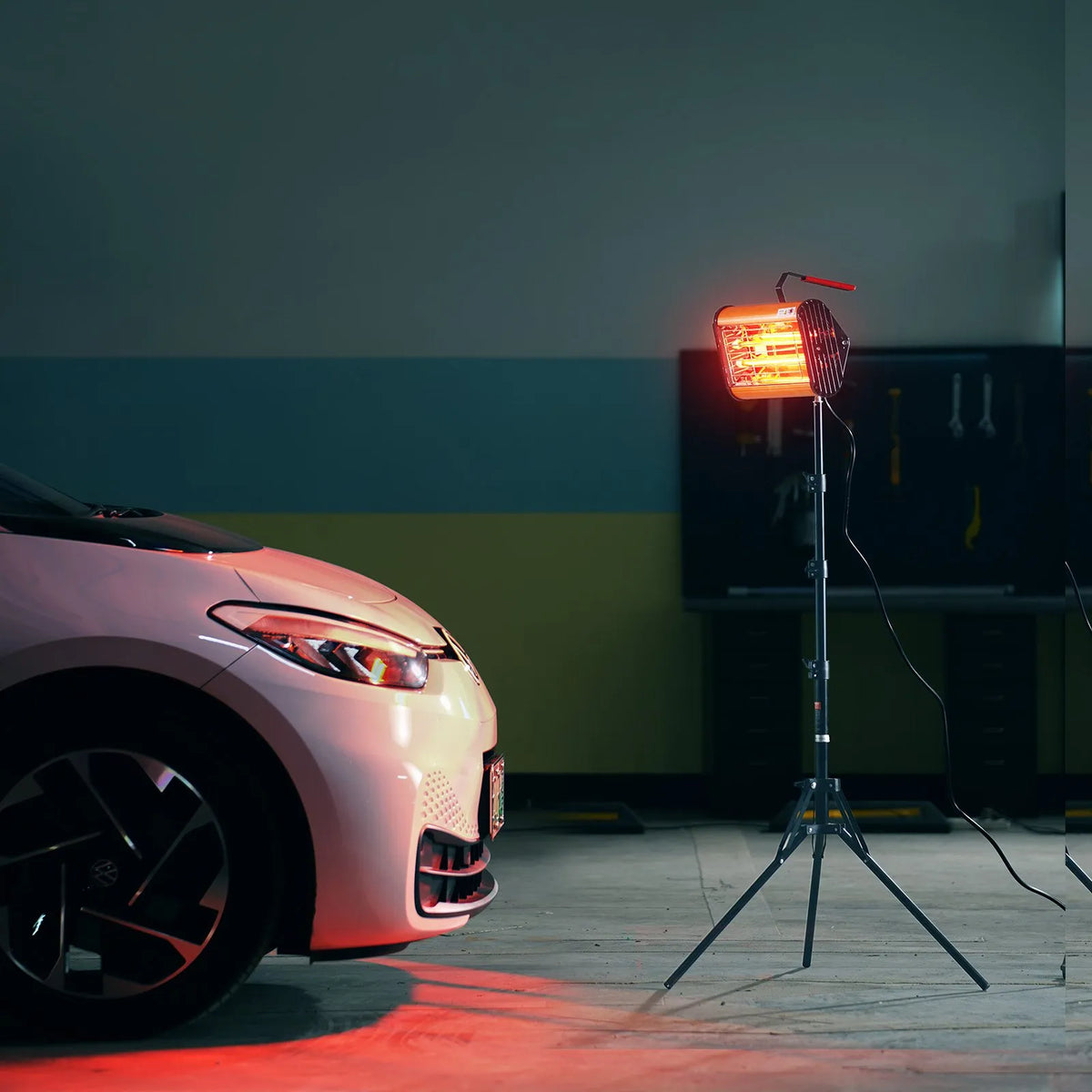 VEVOR 2000 W Portable/Stand Infrared Paint Drying Lamp for Car Drying and Heating