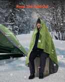 VEVOR kempinga sega 2,08 × 1,4 m, silta stadiona sega 330 g/m², āra aktivitātēm un ceļošanai