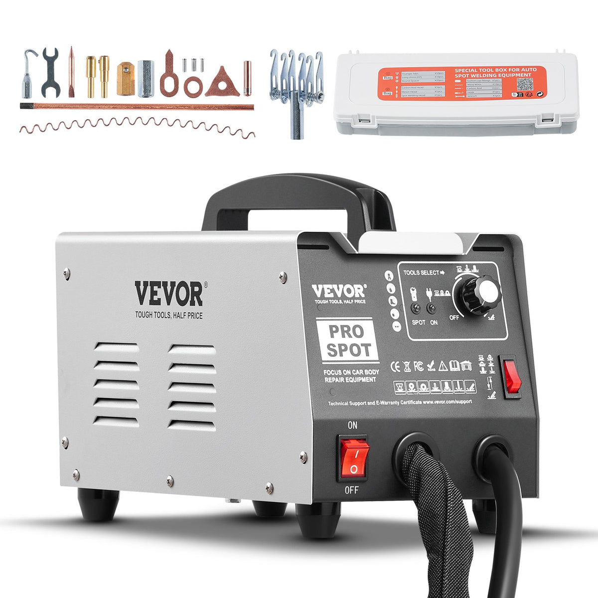 VEVOR Spot Welding and Dent Repair Machine 1.8 kW with 7 Modes for Auto Body
