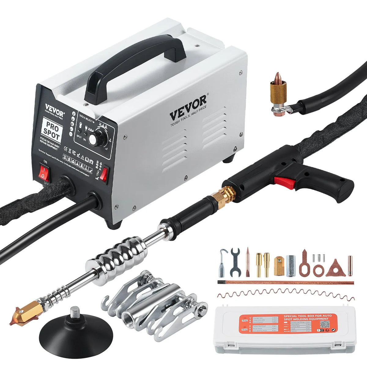 VEVOR Spot Welding and Dent Repair Machine 1.8 kW with 7 Modes for Auto Body