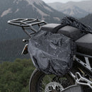 VEVOR motocikla sānu soma, 30 l (15 l x 2) ietilpīga motocikla sānu bagāžas soma ar ūdensnecaurlaidīgu lietus pārsegu un stiprinājuma siksnām, saderīga ar lielāko daļu motociklu, āra sporta motocikla bagāžas uzglabāšanas soma, melna - ZEMLETES.LV