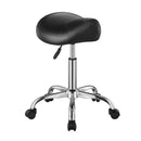 VEVOR ergonomiska seglu taburete ar riteņiem, regulējamu augstumu, biezu PU ādas sēdekli un 204 kg slodzi, salonam, spa, masāžai, tetovēšanai un klīnikai, melna