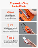 3 vienā elektriskā pacēlāja vinča 500 kg 1500 W 9 m ar vadu un bezvadu tālvadību