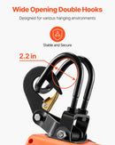 3 vienā elektriskā pacēlāja vinča 500 kg 1500 W 9 m ar vadu un bezvadu tālvadību