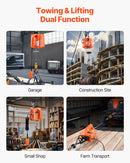 3 vienā elektriskā pacēlāja vinča 500 kg 1500 W 9 m ar vadu un bezvadu tālvadību