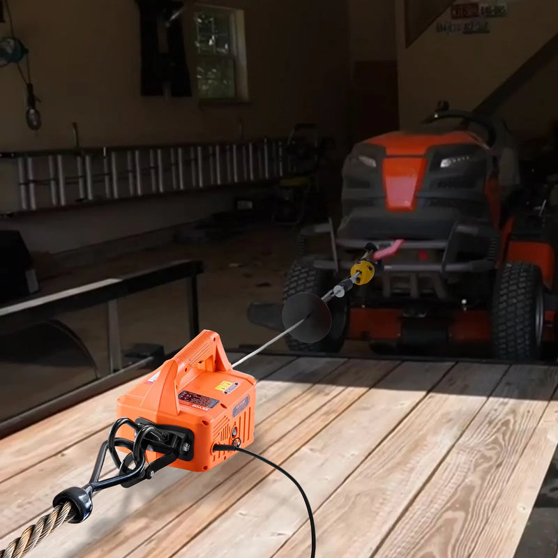 3 vienā elektriskā pacēlāja vinča 500 kg 1500 W 9 m ar vadu un bezvadu tālvadību