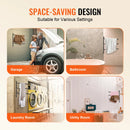 VEVOR sienas seglu statīvs 78 × 76 × 14 cm, 2 gab. komplekts ar izvirzāmiem 3 līmeņu seglu turētājiem, vietu taupošs seglu un segu turētājs ekipējuma telpas organizācijai