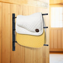 VEVOR sienas seglu statīvs 78 × 76 × 14 cm, 2 gab. komplekts ar izvirzāmiem 3 līmeņu seglu turētājiem, vietu taupošs seglu un segu turētājs ekipējuma telpas organizācijai