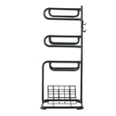 VEVOR brīvi stāvošs seglu statīvs 76 × 76 × 174 cm, 3 līmeņu seglu turētājs ar noņemamām un rotējošām sekcijām, izturīgs seglu un segu turētājs angļu un rietumu tipa segliem ekipējuma telpas organizēšanai