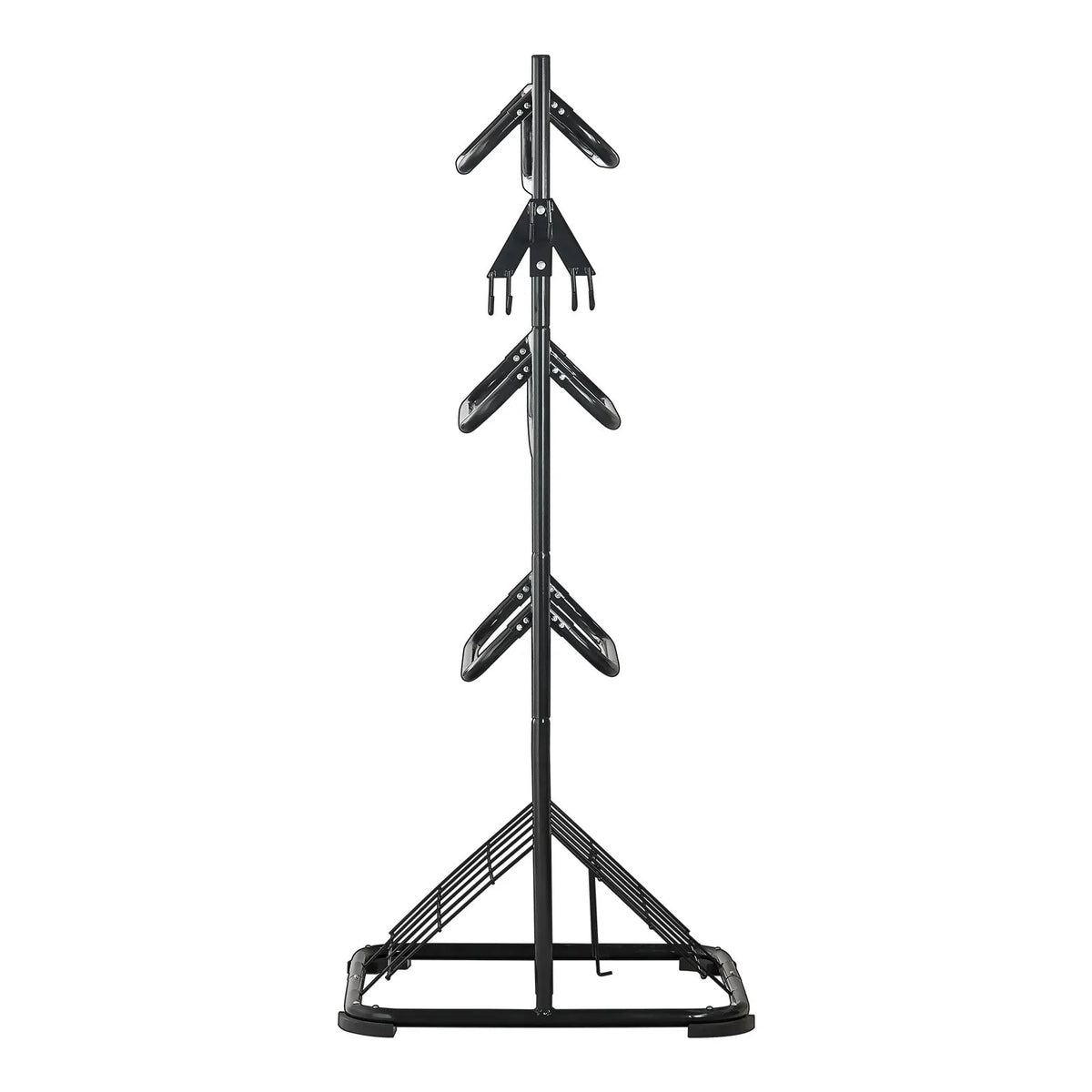 VEVOR Freestanding 3-Tier Saddle Rack with Rotating Sections, 76 × 76 × 174 cm