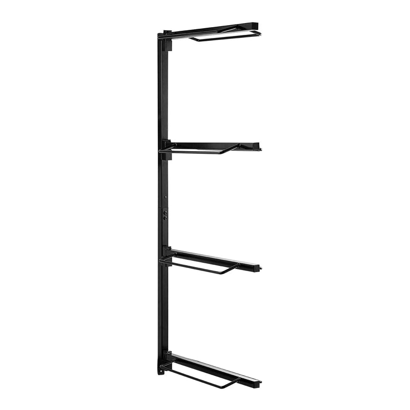 VEVOR sienas seglu statīvs 61 × 18 × 132 cm, četrpakāpju izturīgs seglu turētājs angļu un rietumu tipa segliem ar segu turētāju, stallīša un ekipējuma telpas organizācijai