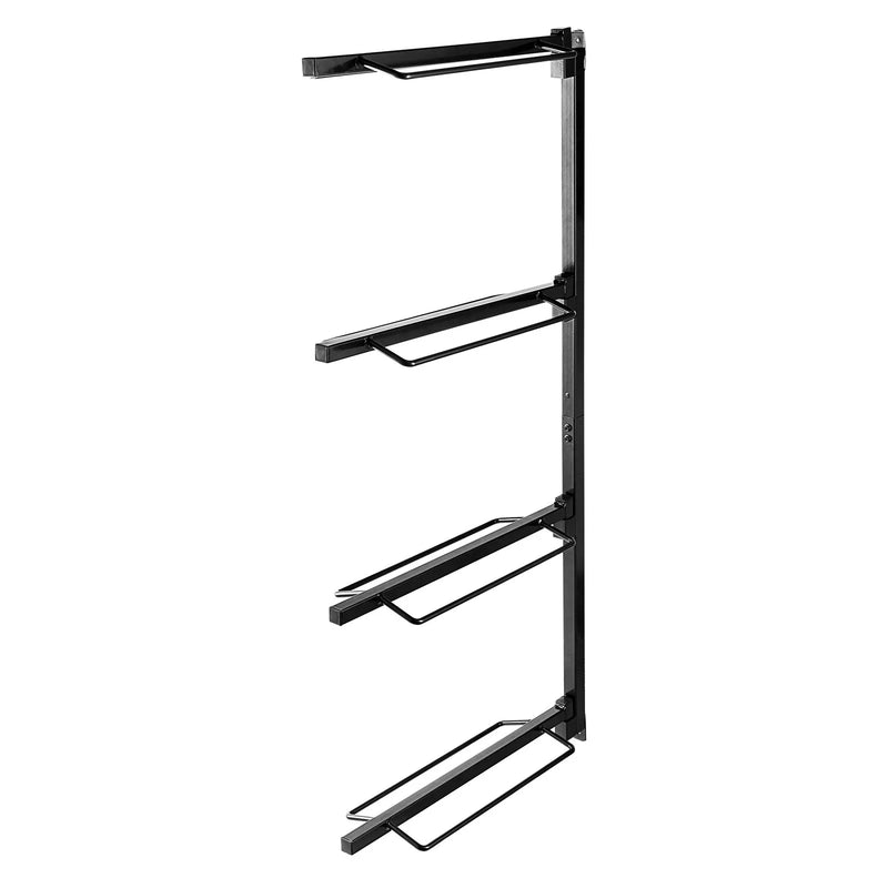 VEVOR sienas seglu statīvs 61 × 18 × 132 cm, četrpakāpju izturīgs seglu turētājs angļu un rietumu tipa segliem ar segu turētāju, stallīša un ekipējuma telpas organizācijai