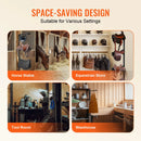 VEVOR sienas seglu statīvs 61 × 18 × 132 cm, četrpakāpju izturīgs seglu turētājs angļu un rietumu tipa segliem ar segu turētāju, stallīša un ekipējuma telpas organizācijai