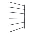 VEVOR sienas seglu statīvs 78 × 76 × 14 cm, izvirzāms 6 līmeņu seglu turētājs, vietu taupošs seglu, segu un jāšanas piederumu glabāšanas statīvs ekipējuma telpai vai treilerim