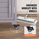 VEVOR āra kaķu māja – 3 līmeņu liels voljērs ar ritentiņiem, platformām, guļvietu un lielām durvīm – 76 x 86 x 163 cm