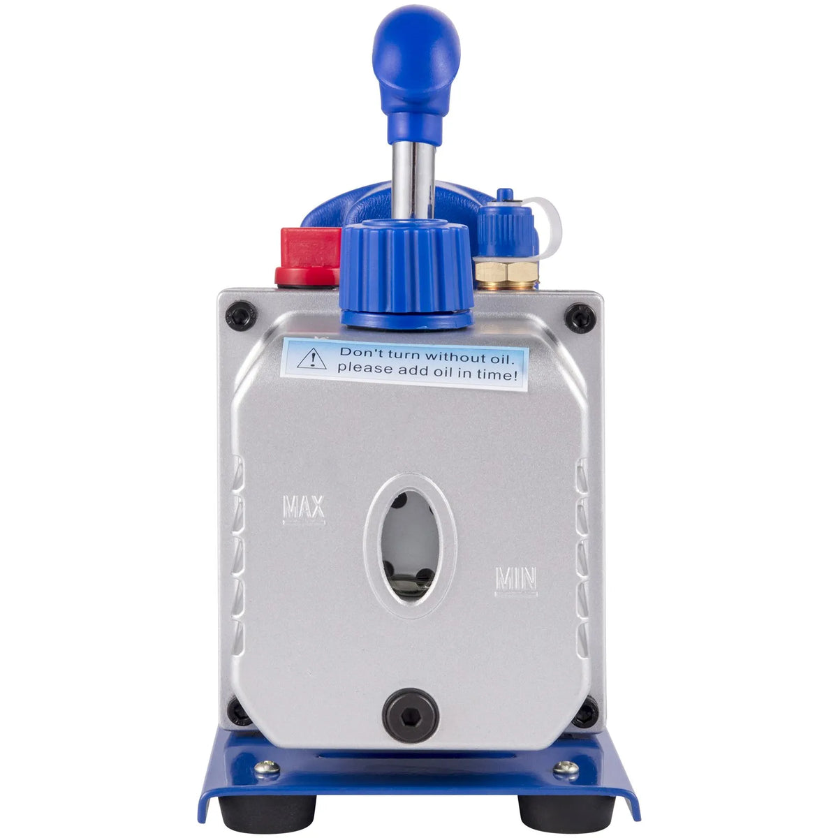 VEVOR AC Vacuum Pump and Manifold Gauge Set, 4.8 CFM (136 l/min) HVAC Vacuum Pump with Ultimate Vacuum 5 Pa, with Storage Case