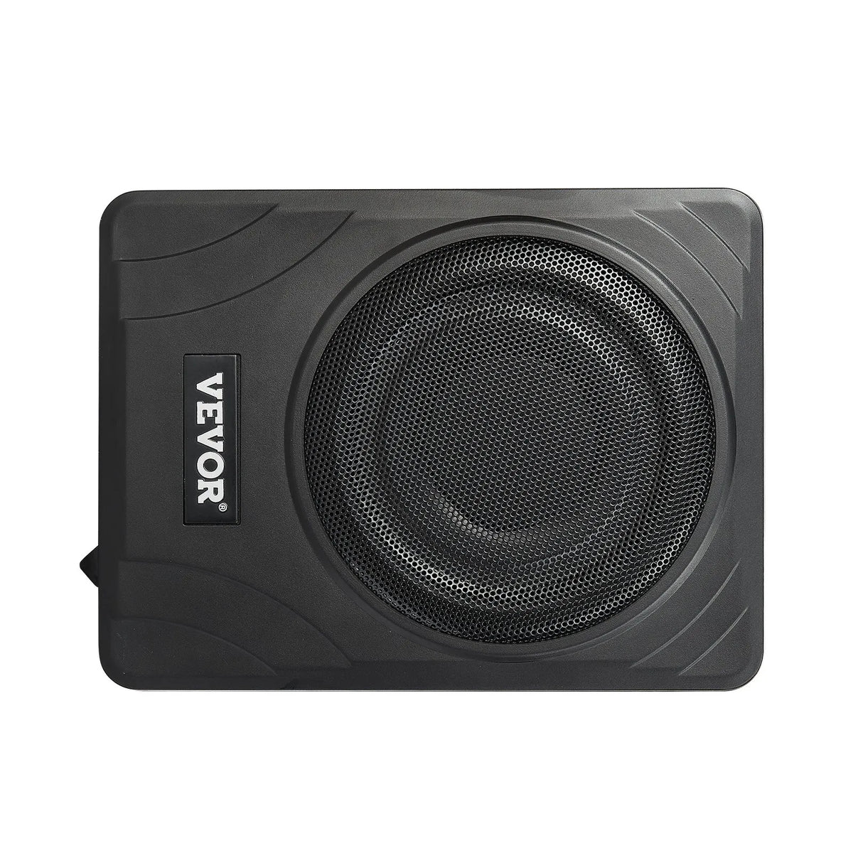 VEVOR 20 cm 300 W zem sēdekļa automašīnas subwooferis ar iebūvētu pastiprinātāju, zema profila aktīvais auto subwooferis ar High/Low Level ieejām un skaļuma regulatoru, piemērots SUV, automašīnām, kravas auto un RV - ZEMLETES.LV