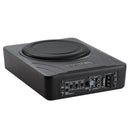 VEVOR 20 cm 300 W zem sēdekļa automašīnas subwooferis ar iebūvētu pastiprinātāju, zema profila aktīvais auto subwooferis ar High/Low Level ieejām un skaļuma regulatoru, piemērots SUV, automašīnām, kravas auto un RV - ZEMLETES.LV